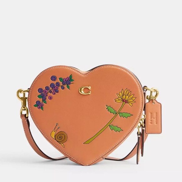 NWT💃Coach Coach X Observed By Us Heart Crossbody Bag - Picture 7 of 15